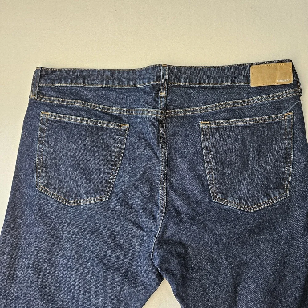Bonobos Mens Jeans 40x32 Slim Dark Wash